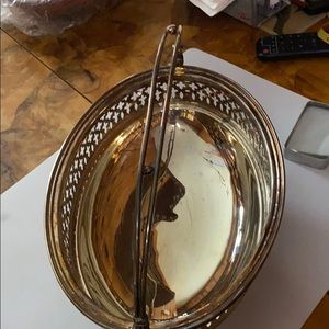 Vintage silver plated container